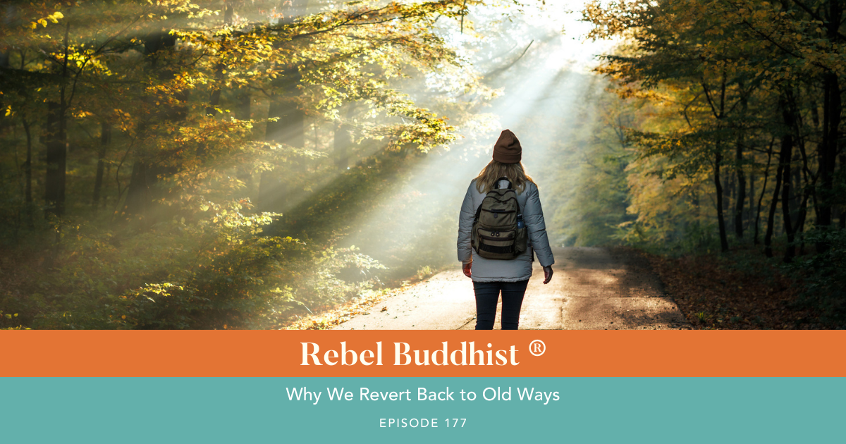 Ep. 177: Why We Revert Back to Old Ways - Ana Verzone - Rebel Buddhist